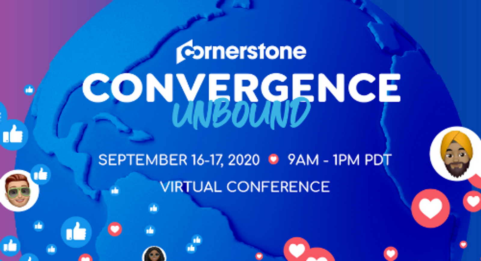 Nehmen Sie an der Cornerstone Convergence Unbound teil: Unsere brandneue, rein virtuelle Konferenz!