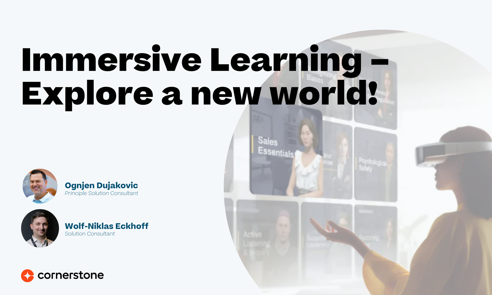 Immersive Learning – Explore a new world!