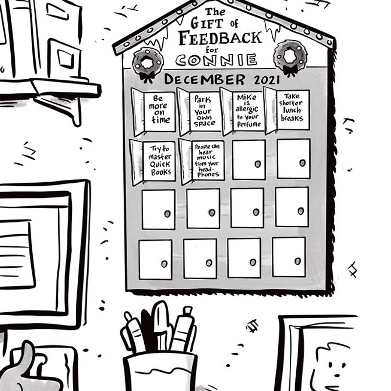 Cartoon Coffee Break: Give the gift of feedback. It's free!