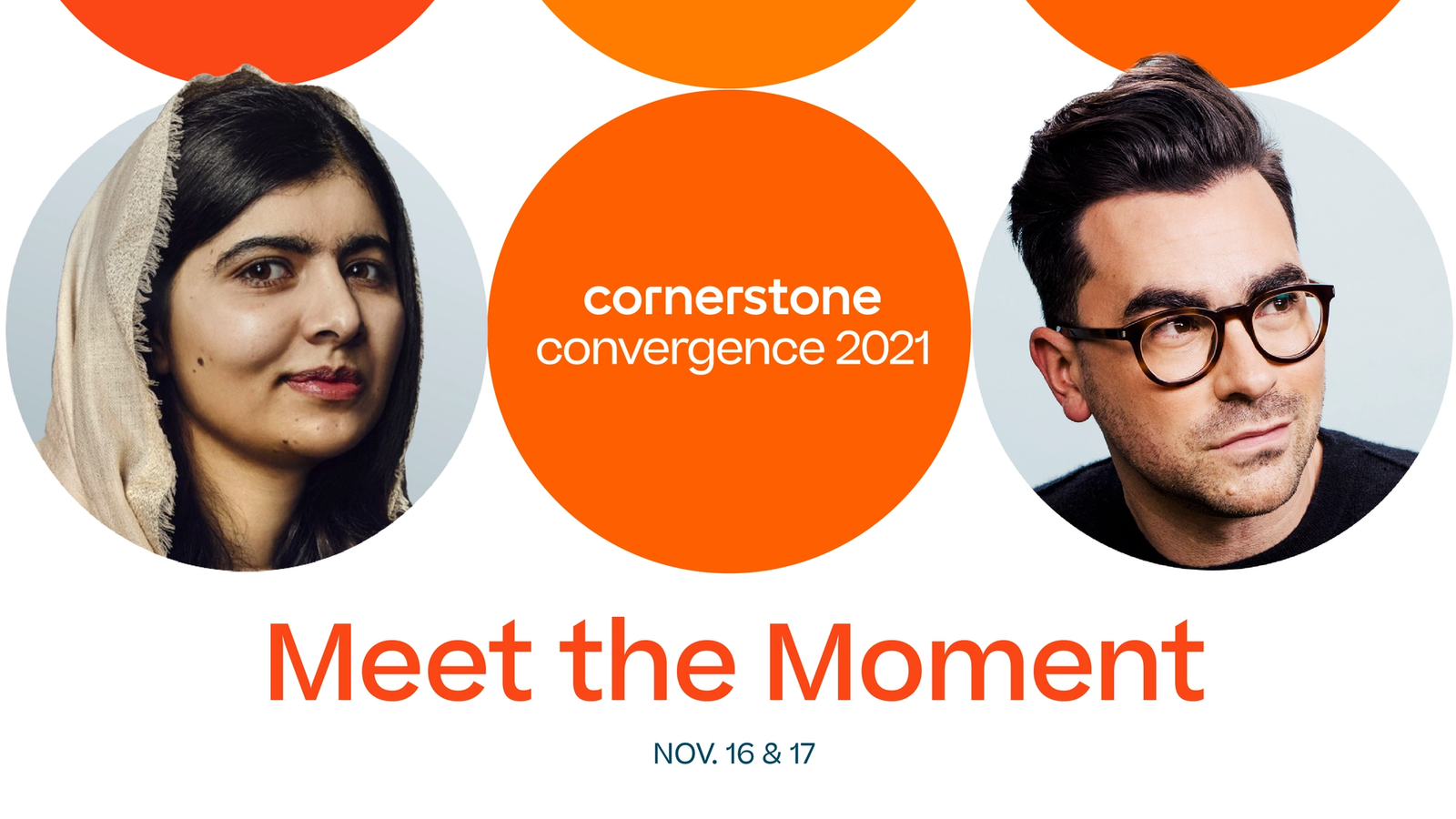 Announcing the Convergence 2021 featured speakers: Dan Levy and Malala Yousafzai