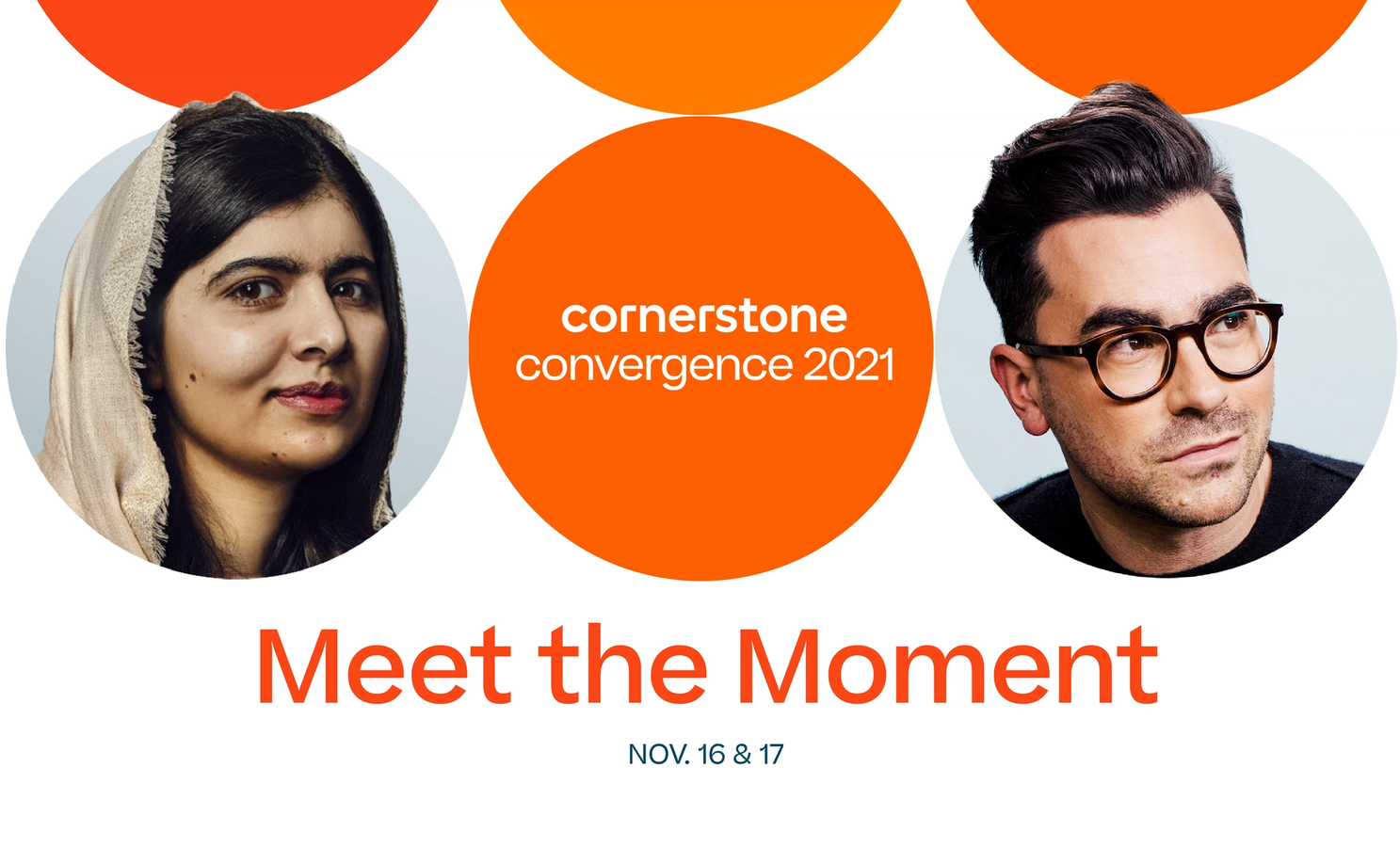 Announcing the Convergence 2021 featured speakers: Dan Levy and Malala Yousafzai
