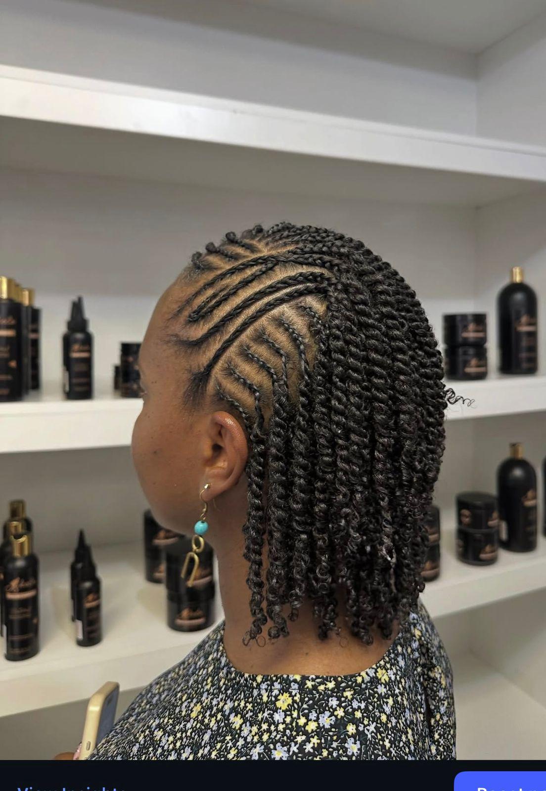 Cornrow Twist Combo