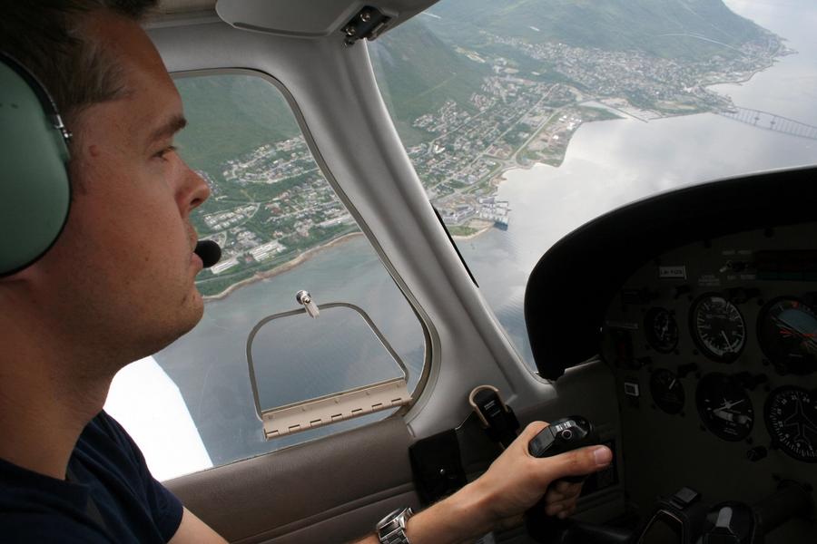 Utsikt utover Tromsøysundet