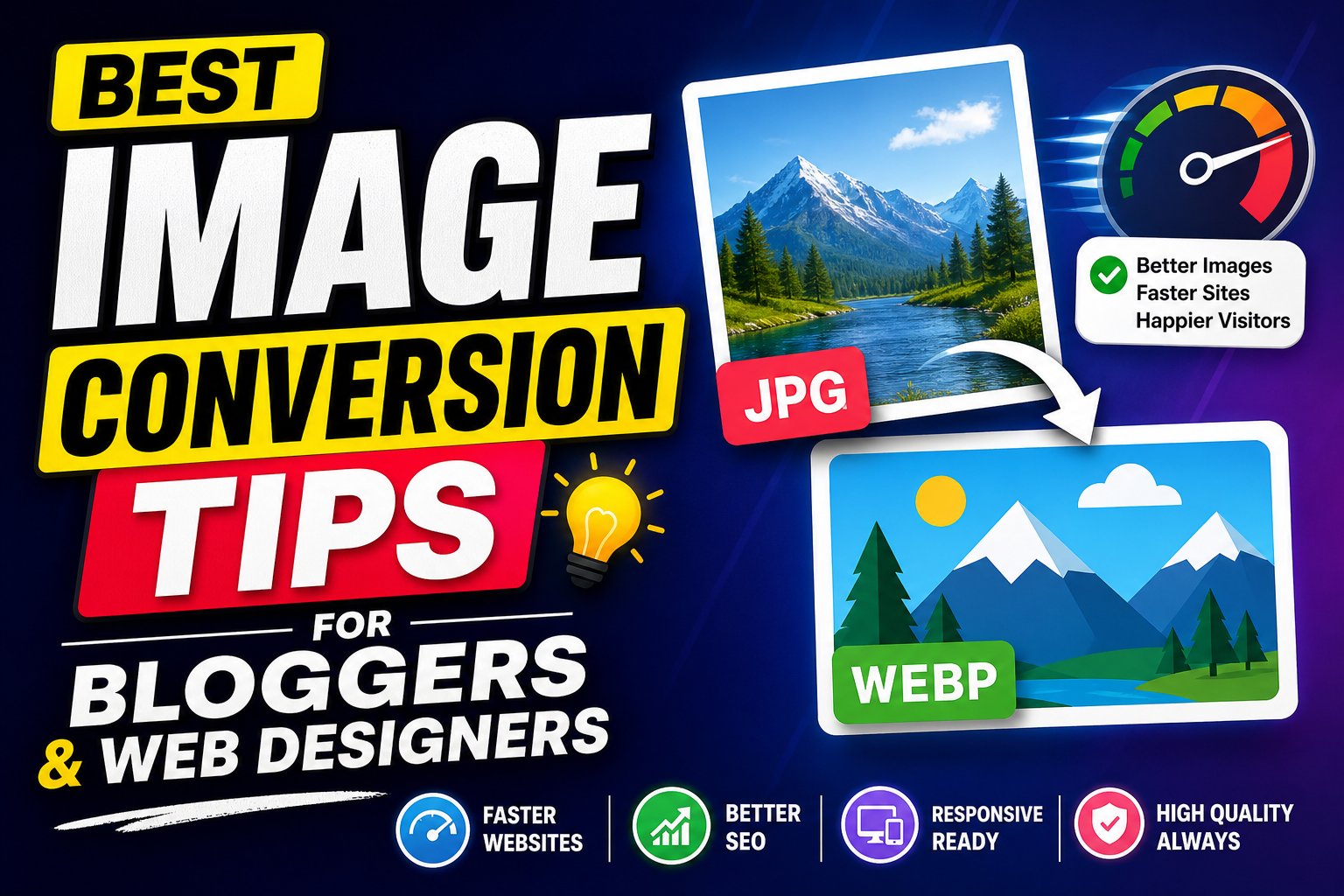 Best Image Conversion Tips for Bloggers and Web Designers