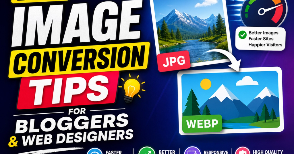 Best Image Conversion Tips for Bloggers and Web Designers