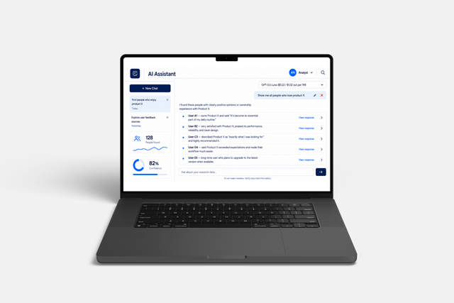 The screenshot of developed AI‑assistant