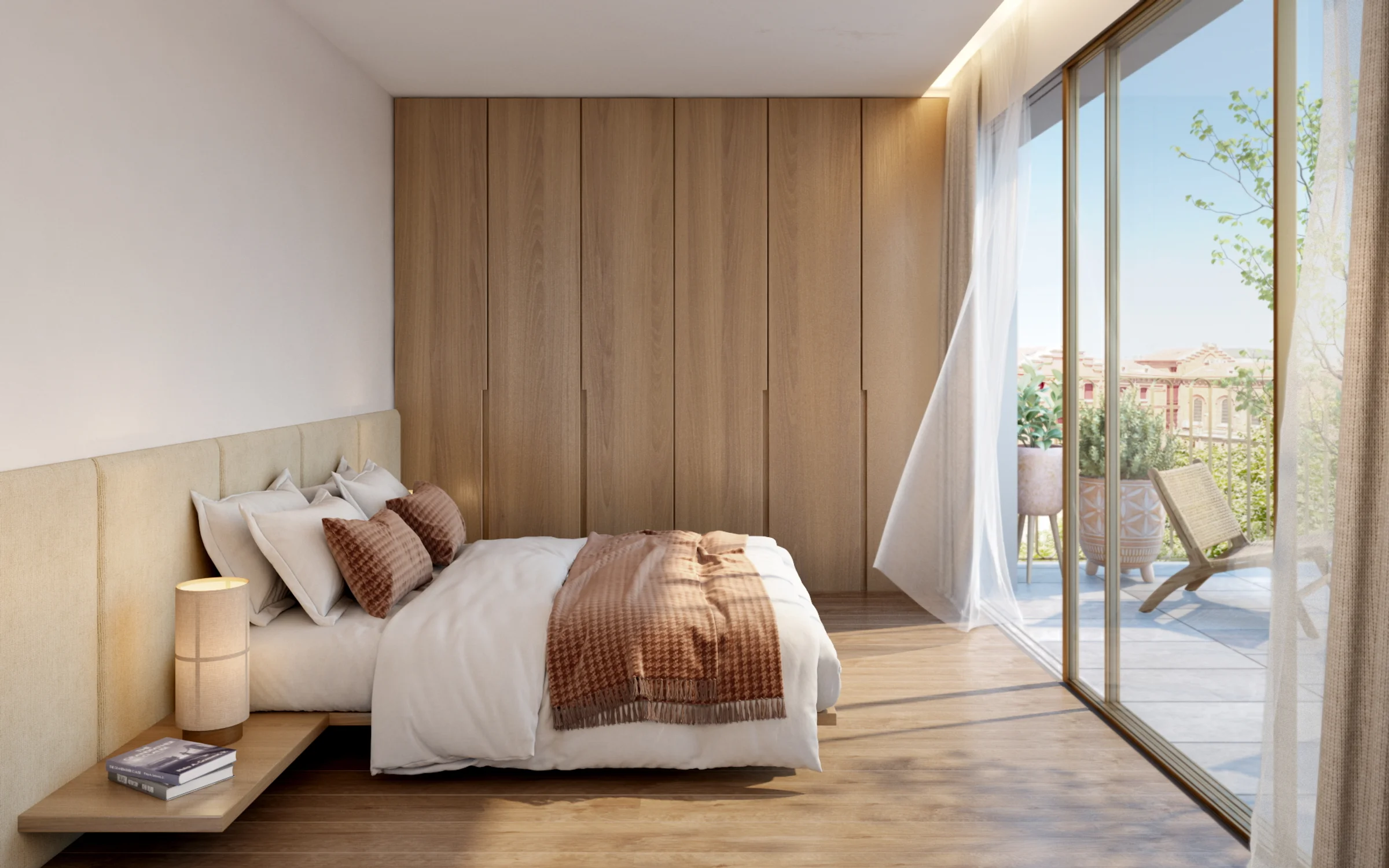 Dormitorio principal con salida a terraza