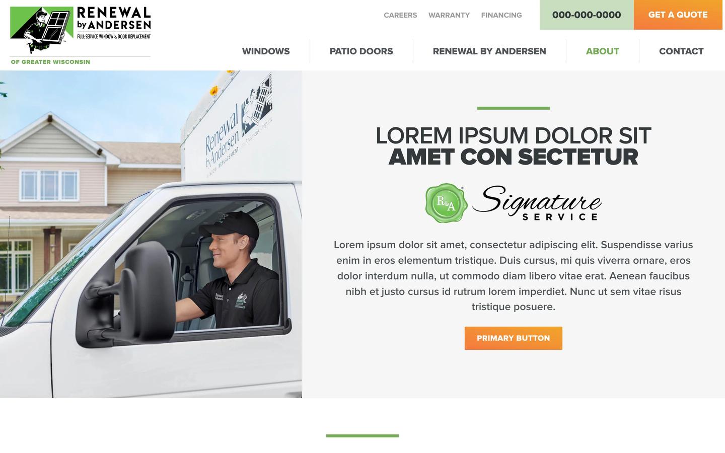 Renewal by Andersen Dealer Template about desktop