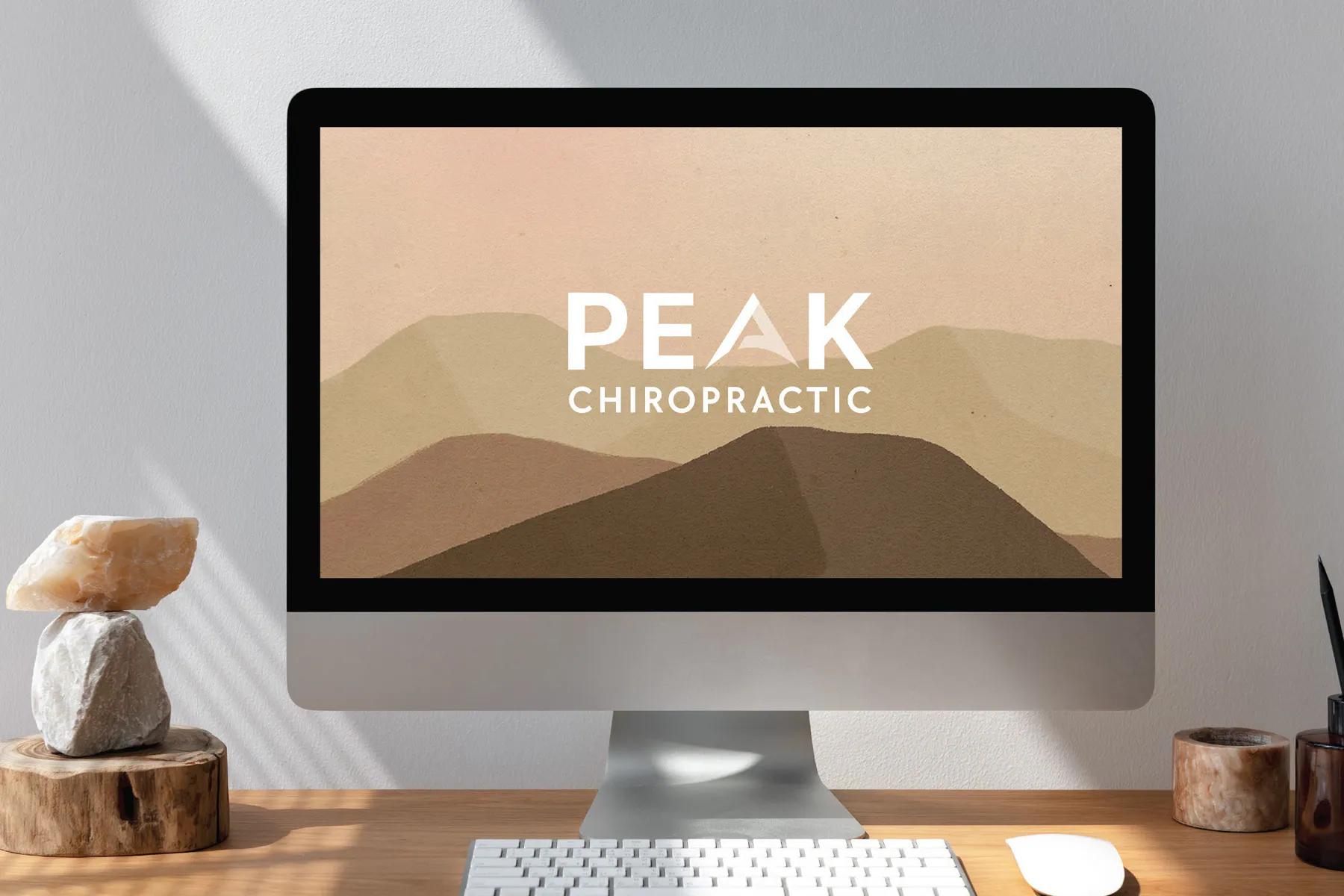 Peak Upper Cervical Chiropractic website homepage featuring modern Webflow design and upper cervical care information for Boise Idaho patients
