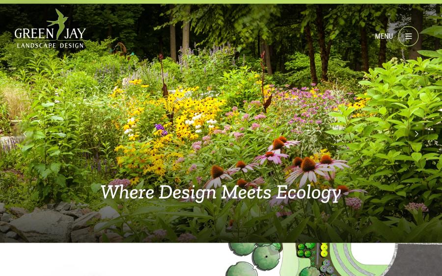 Green Jay Landscape Design home desktop