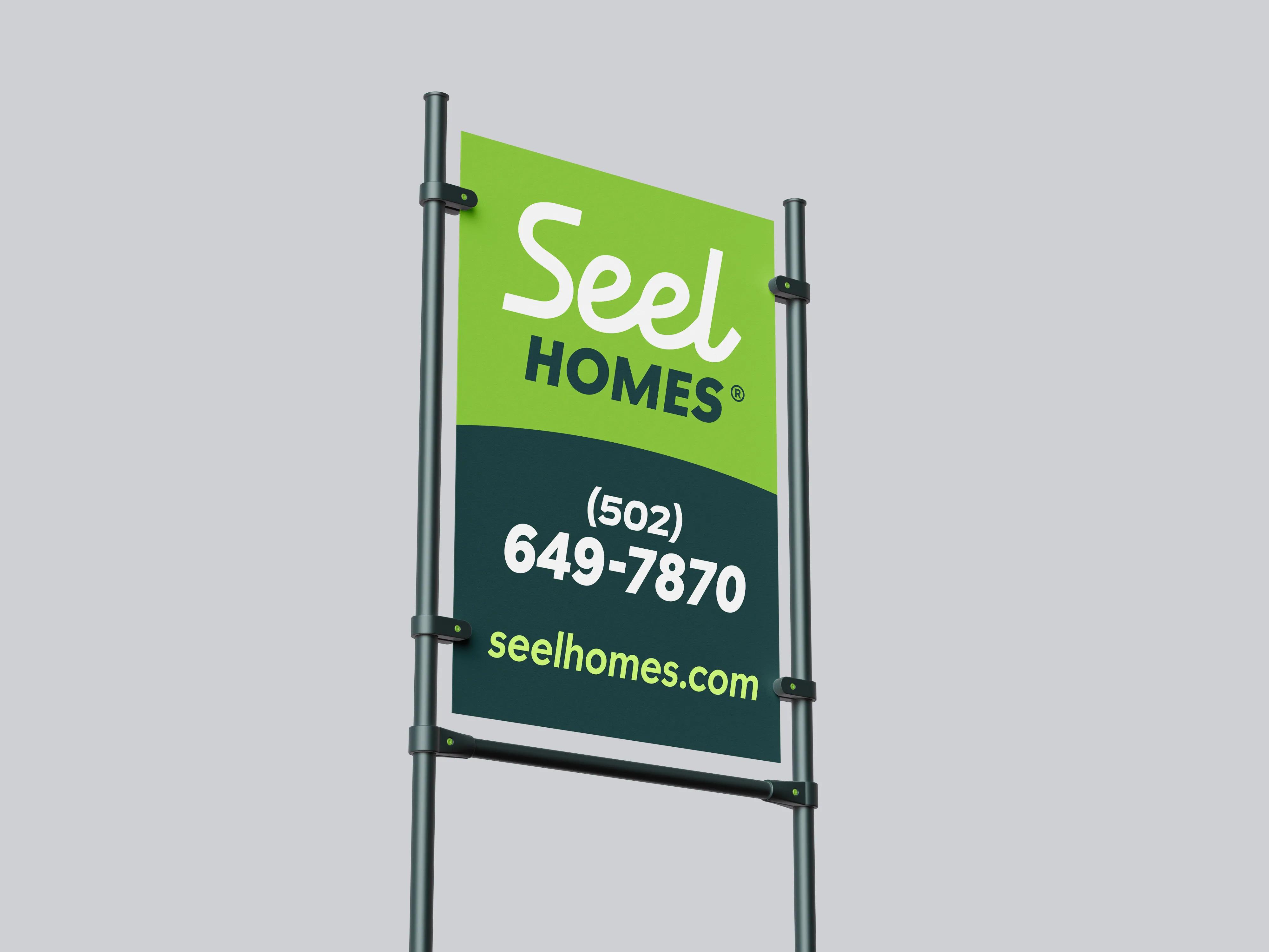 Seel Homes website homepage featuring luxury custom home builds in Louisville Kentucky with modern Webflow design