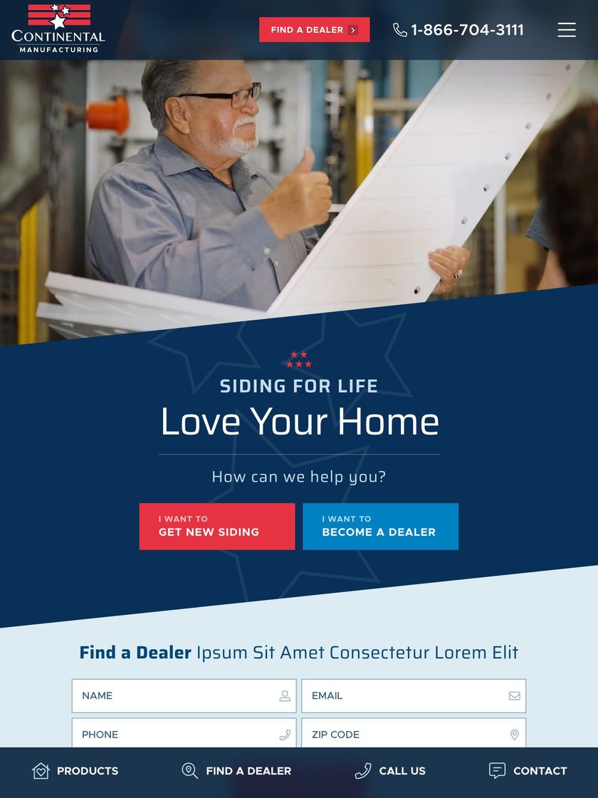 Continental MFG home tablet