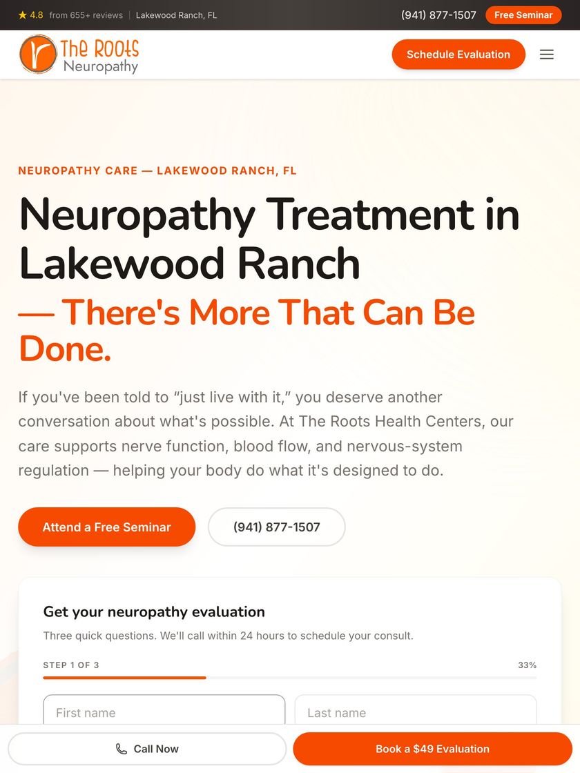 The Roots Neuropathy home tablet
