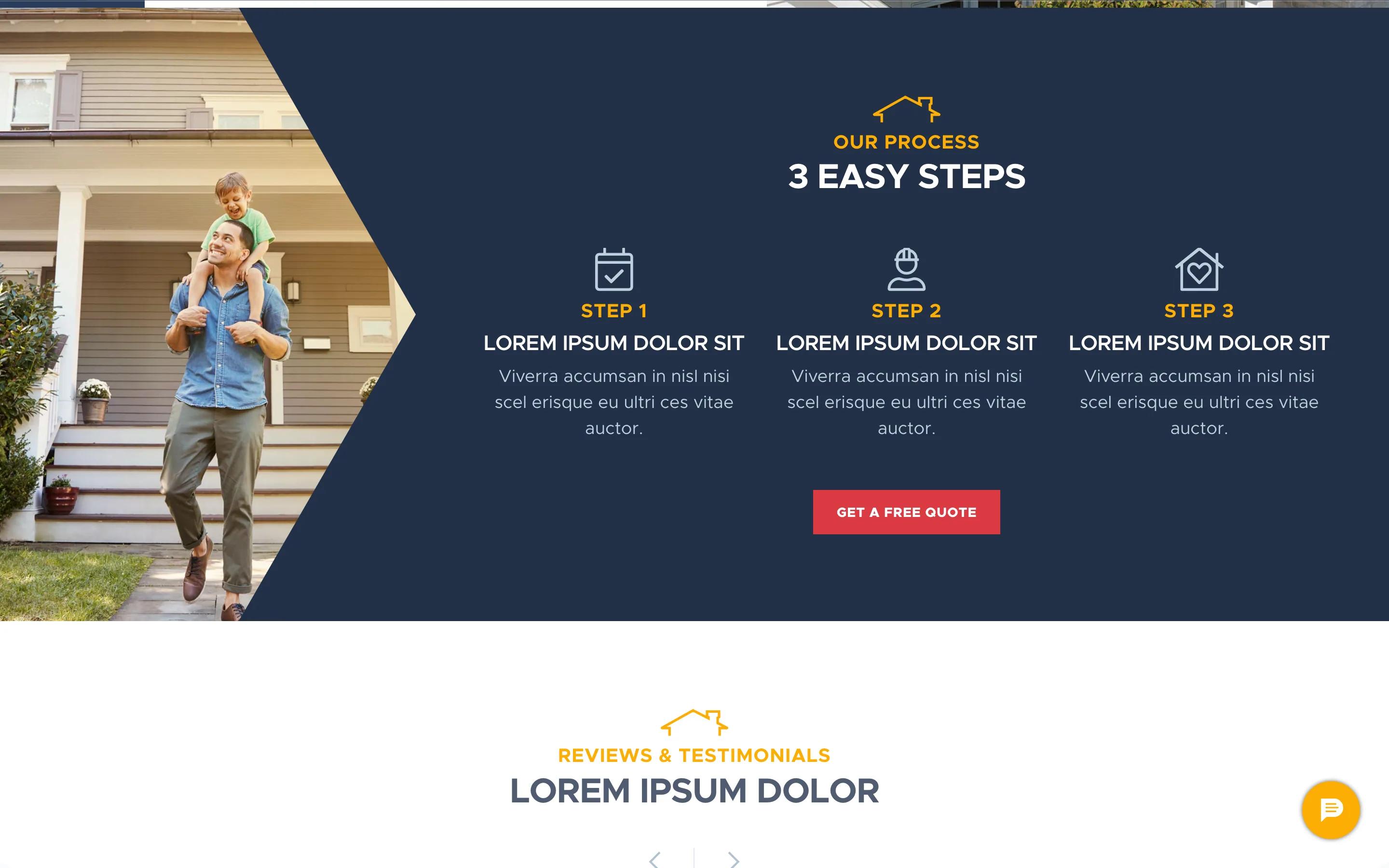 Millstream Construction home desktop — 3 Easy Steps