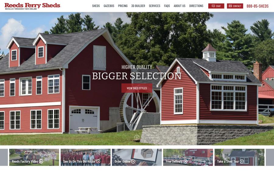 Reeds Ferry Sheds home desktop — Higher QualityBigger Selection
