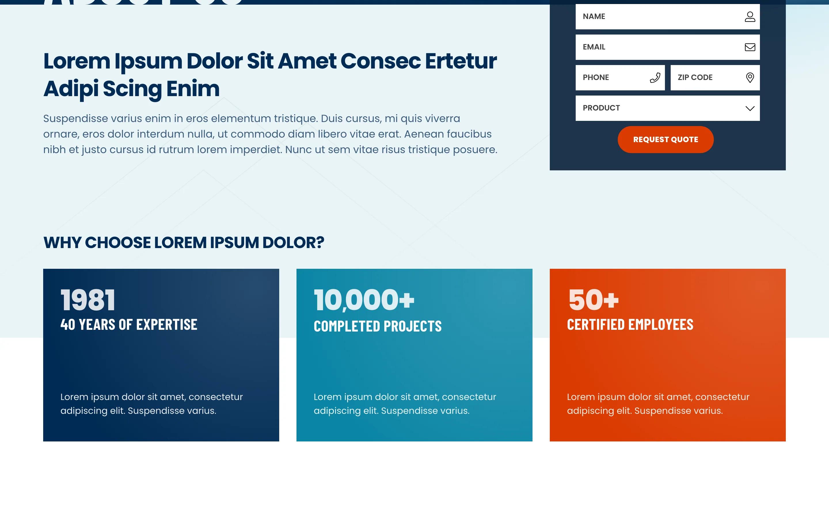 Shiner Exteriors about desktop — Lorem Ipsum Dolor Sit Amet Consec Ertetu