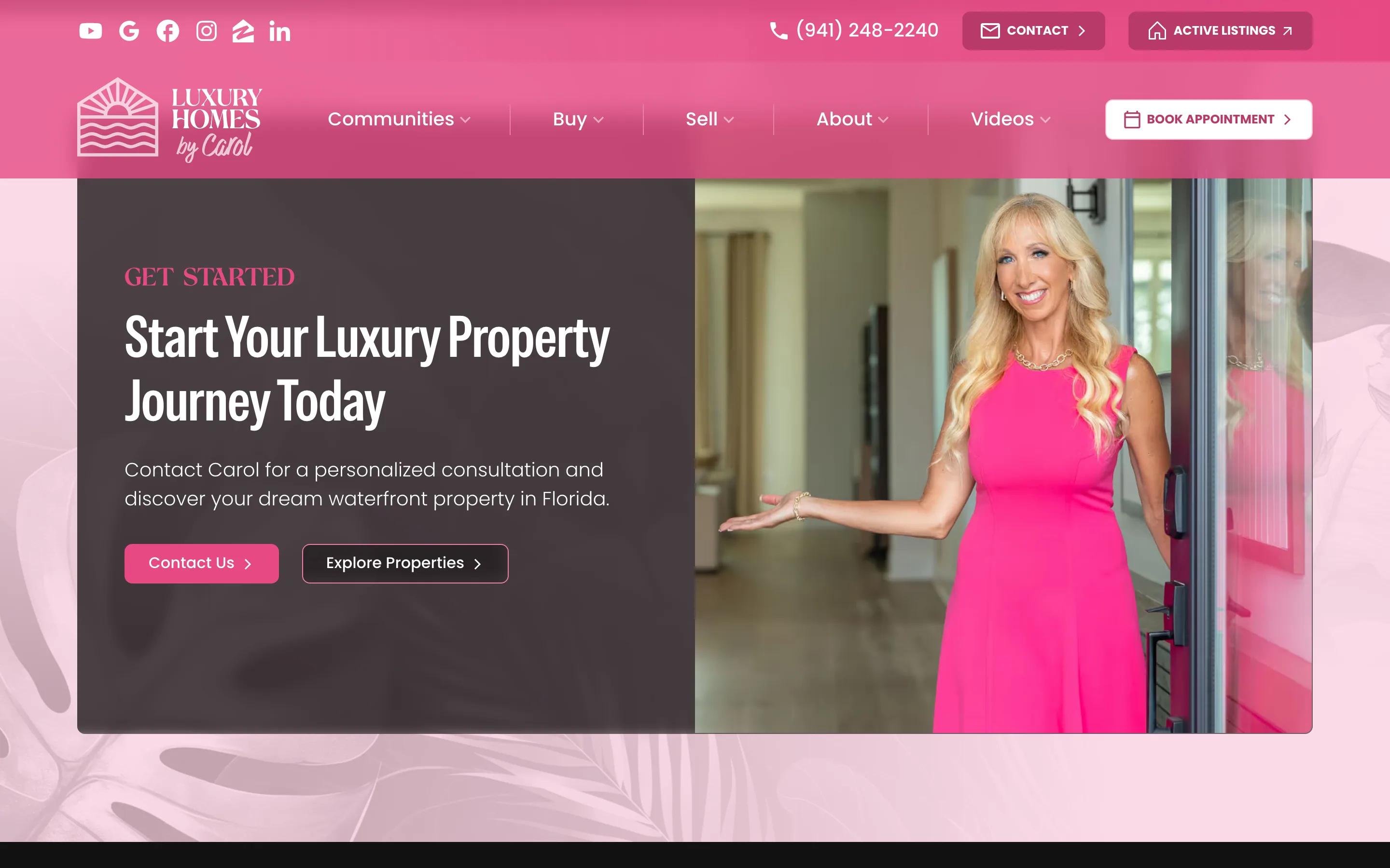 Luxury Homes by Carol blog index desktop — Start Your Luxury Property Journey Today