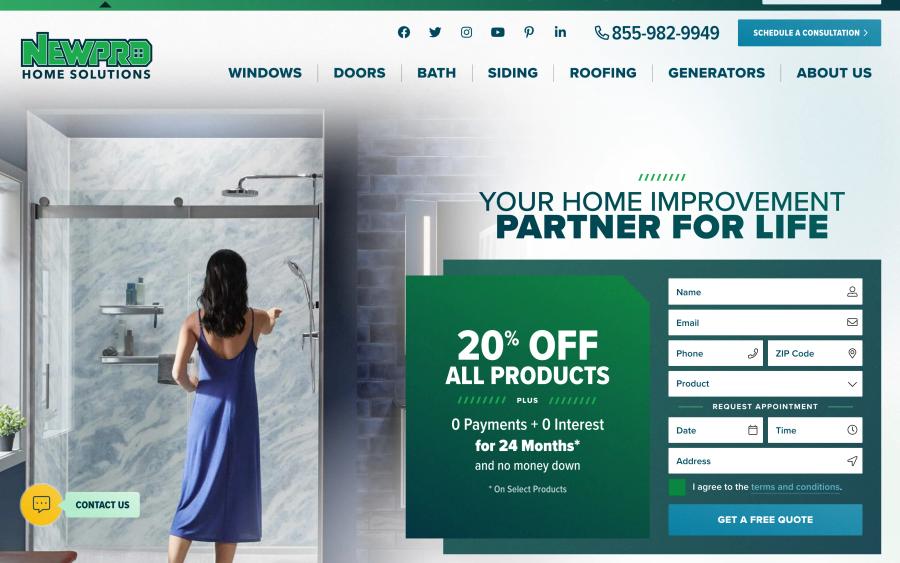 NEWPRO Home Solutions home desktop