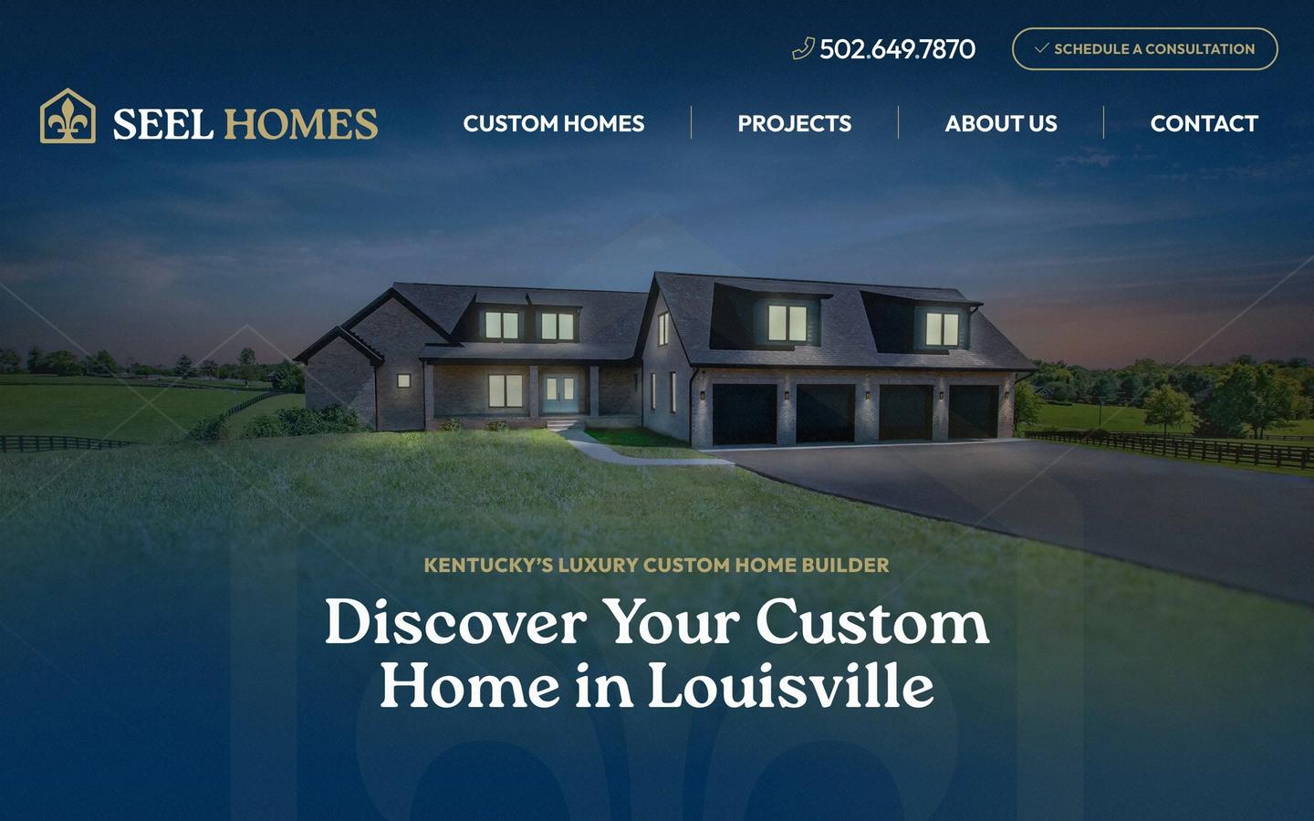Seel Homes home desktop