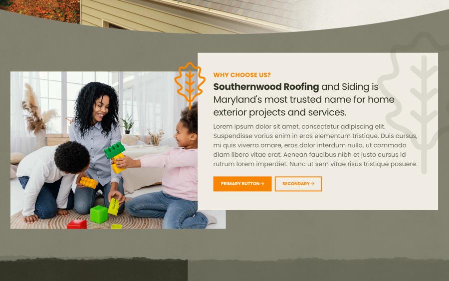 Southernwood Roofing & Siding home desktop — Why Choose Us?