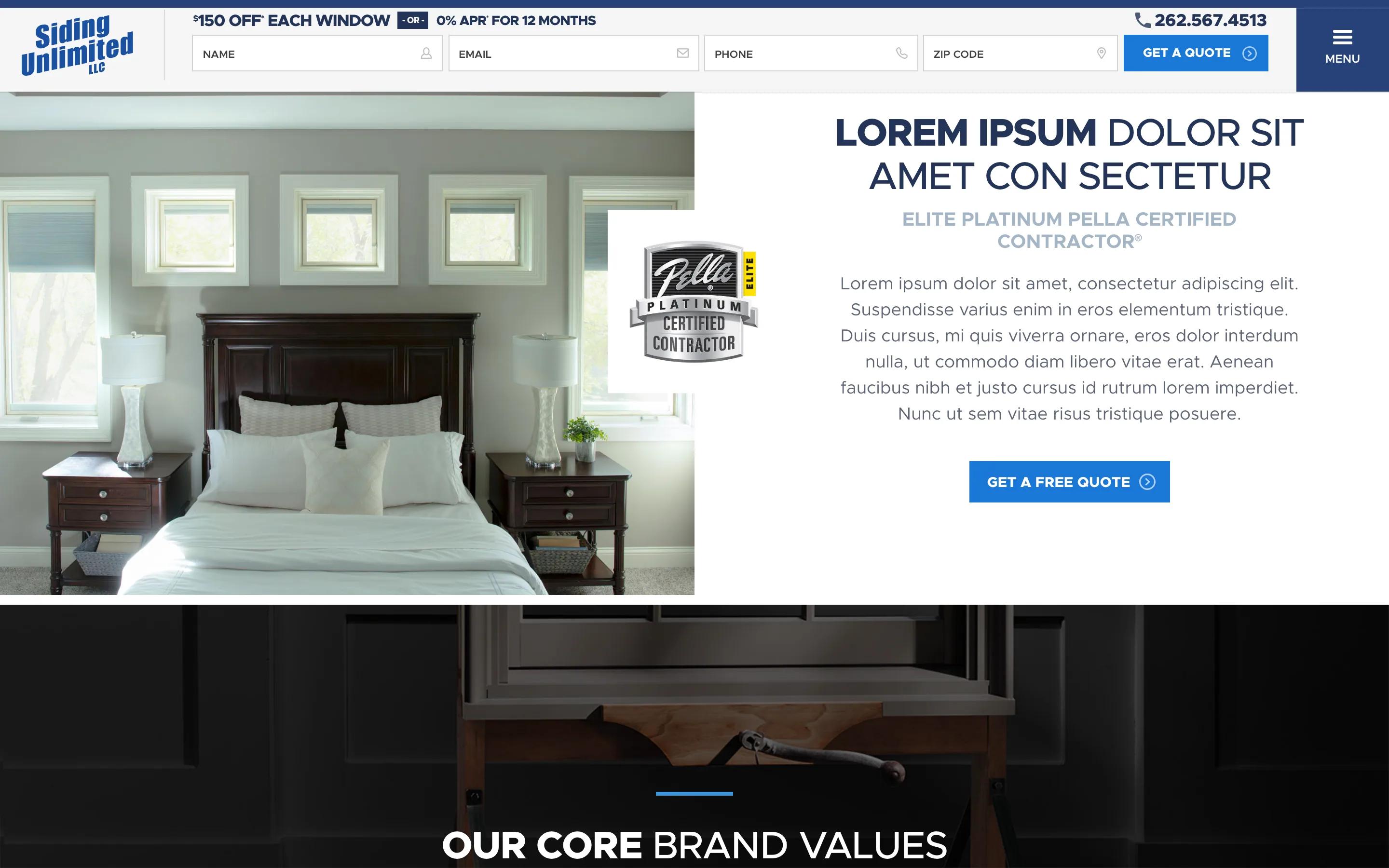 Siding Unlimited about desktop — Lorem Ipsum Dolor Sit Amet Con sectetur