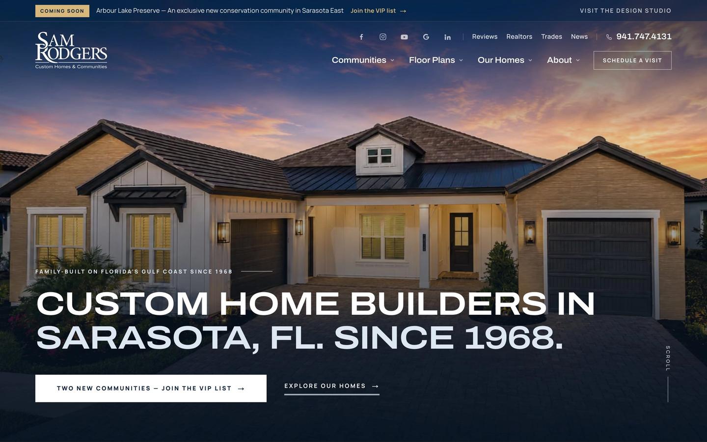 Sam Rodgers Homes home desktop