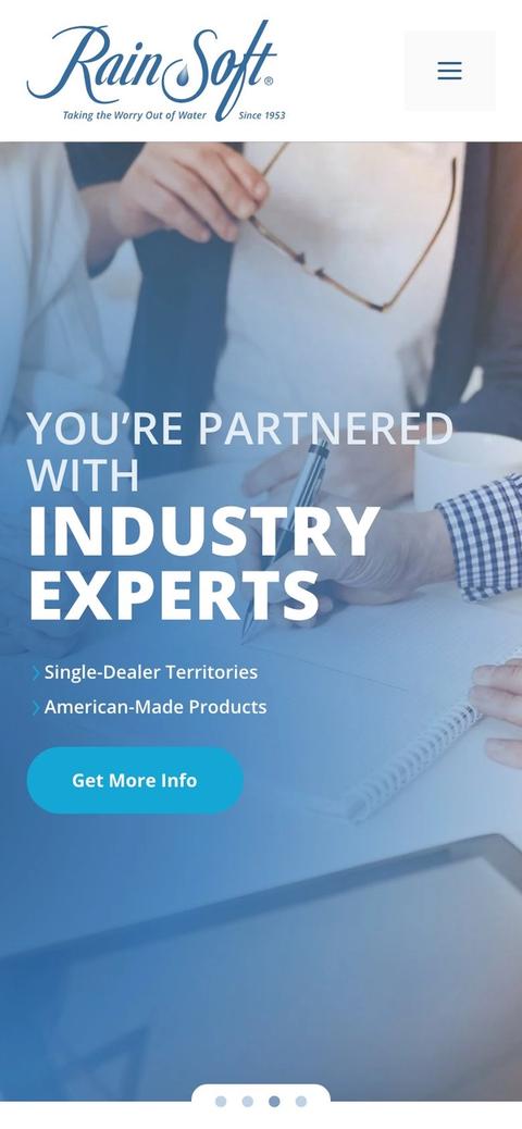 RainSoft Dealer Platform home mobile