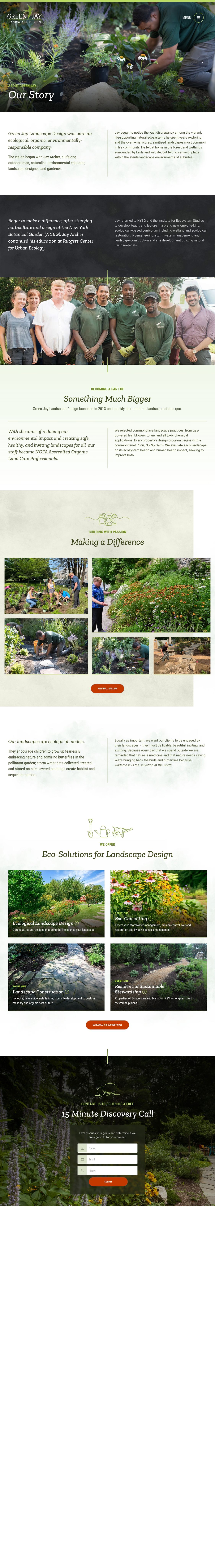 Green Jay Landscape Design about desktop