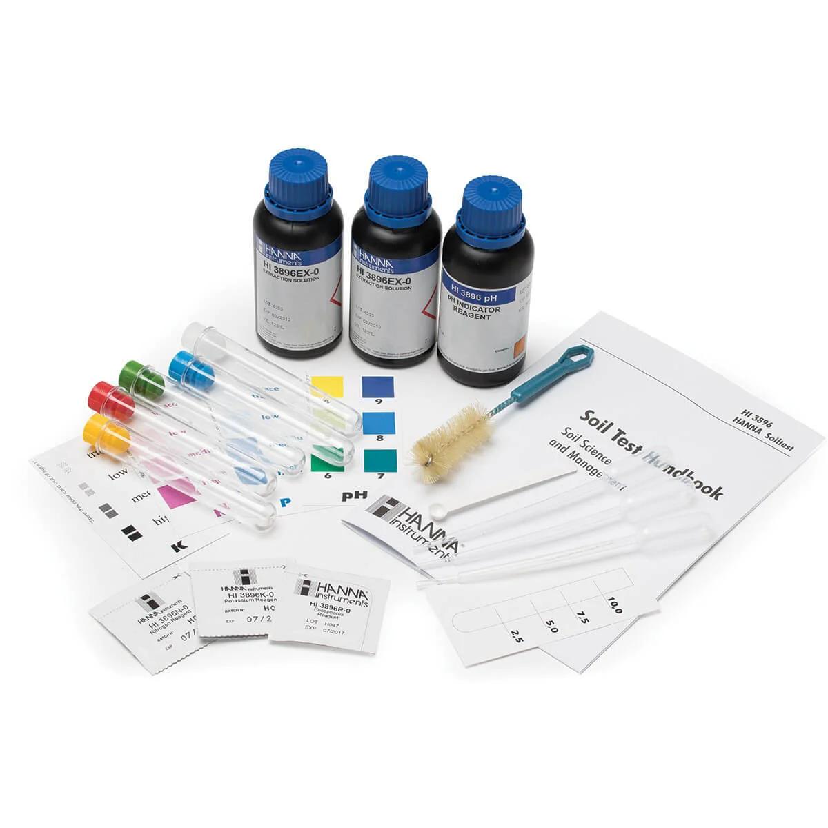 HI3896 Kit test NPK pruebas de suelo