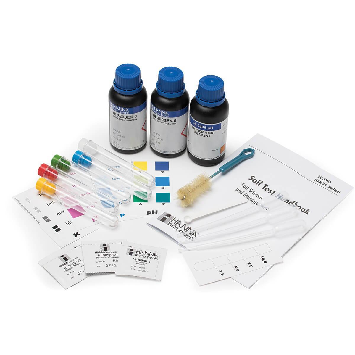 HI3896 Kit test NPK pruebas de suelo
