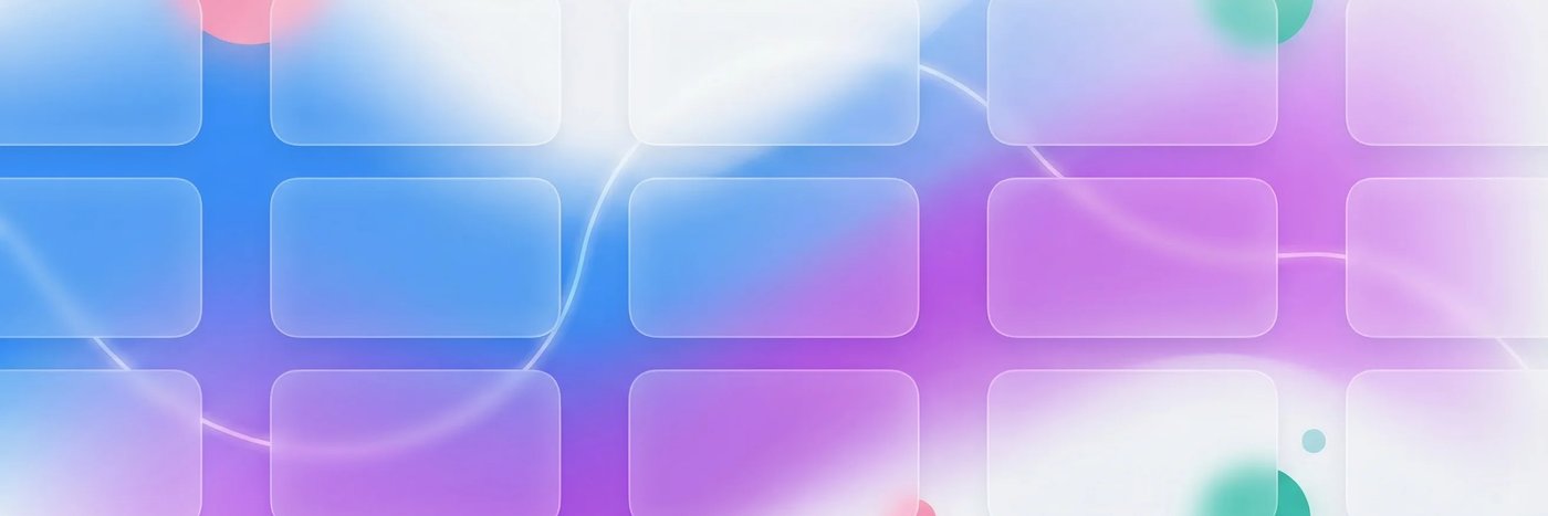 Abstract illustration representing structured interview frameworks with organized geometric patterns