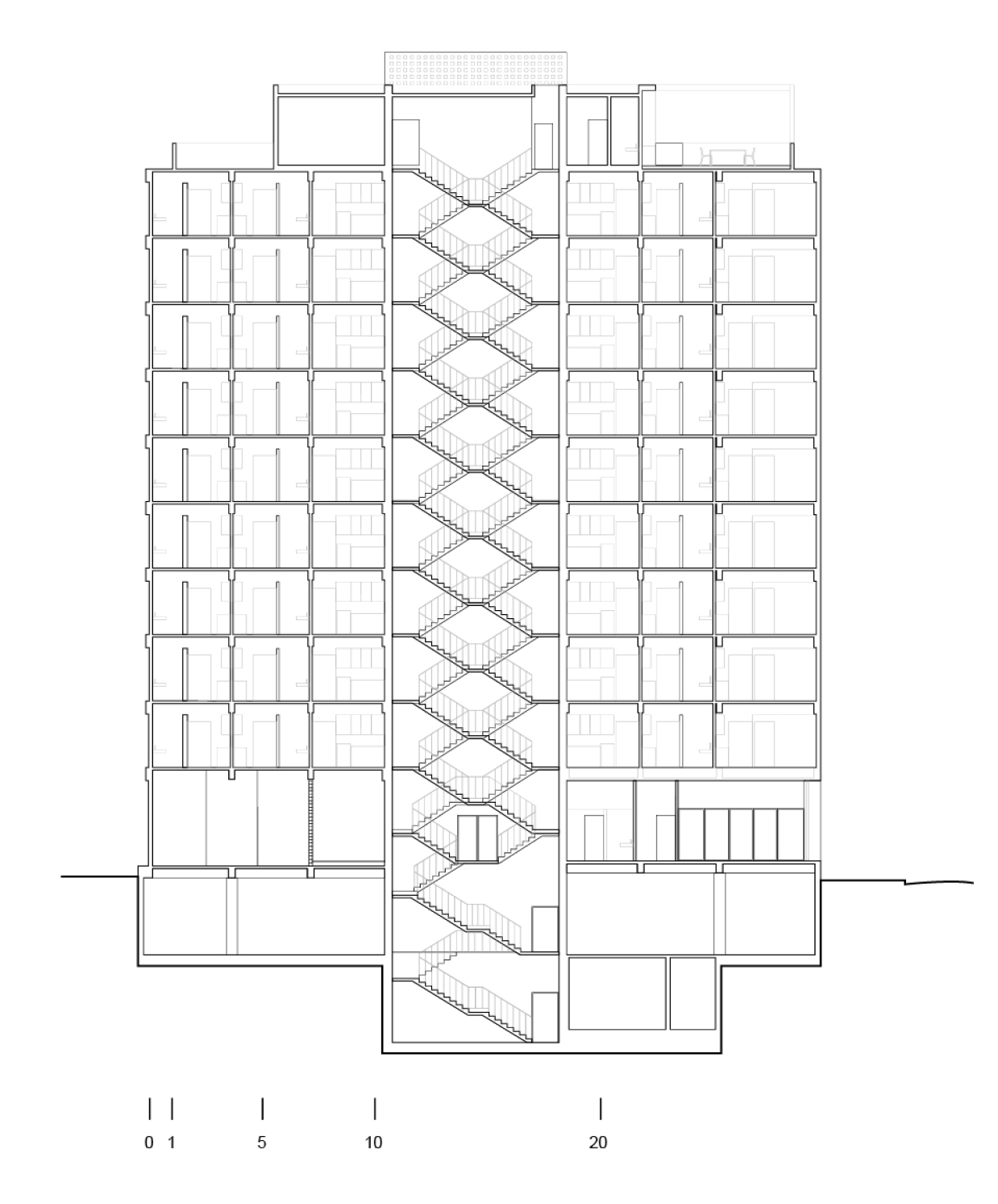 Edificio EGB 139 — Corte