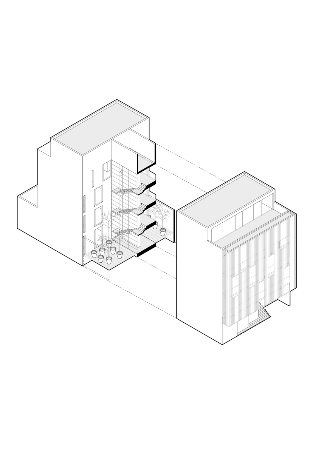 Rochester 64 Building — Isometric analysis