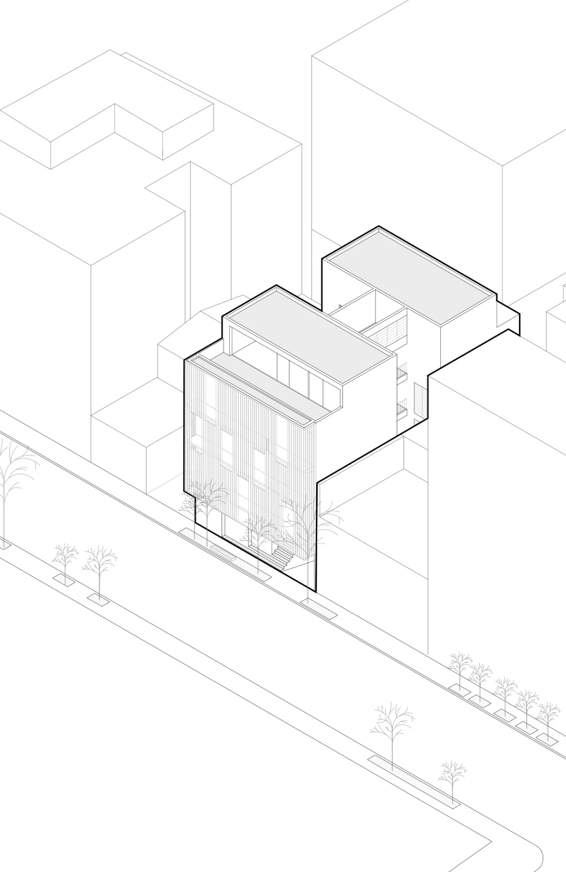 Rochester 64 Building — Isometric synthesis