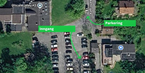Inngang / Parkering