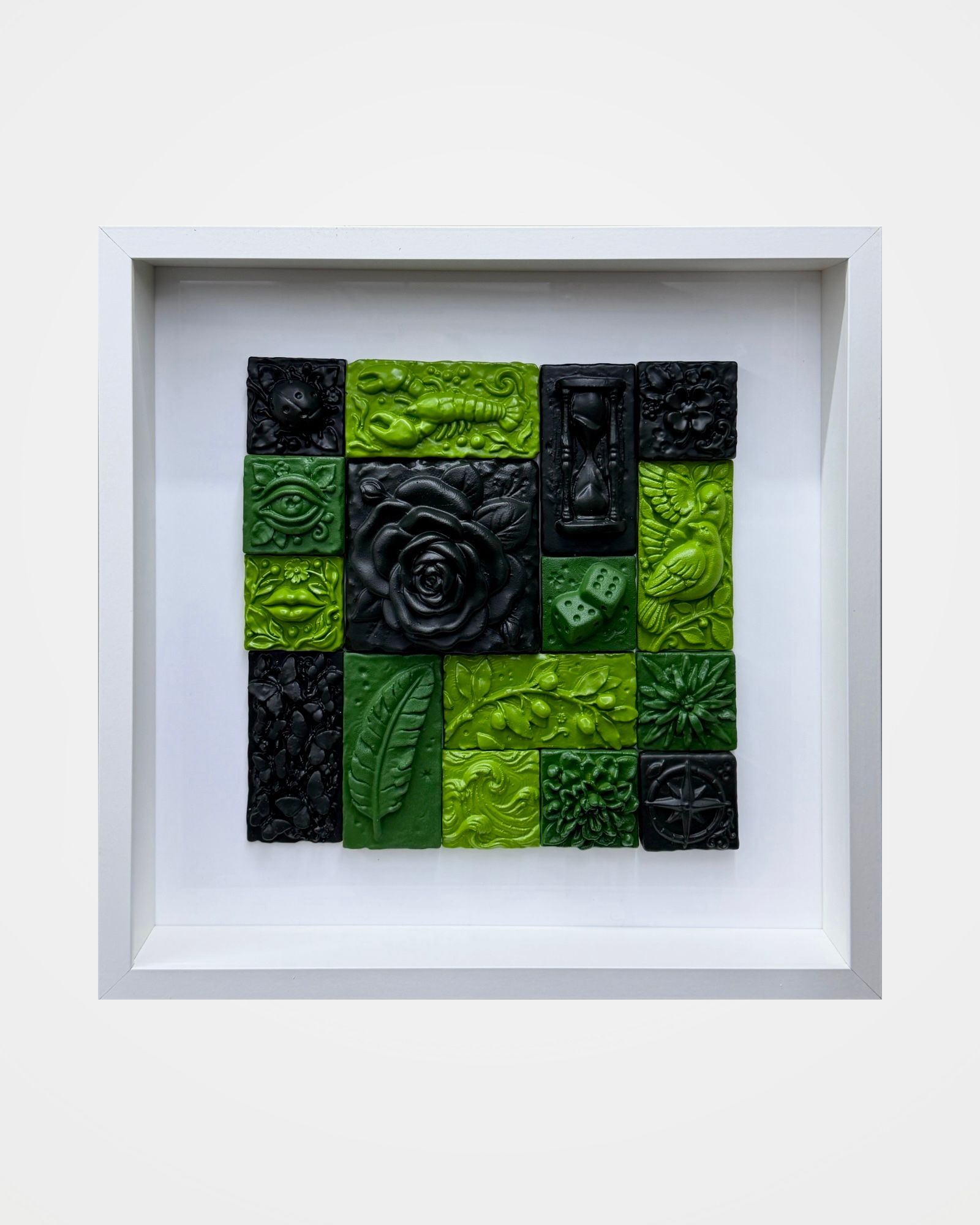 Fragments of Life Shades of Green.