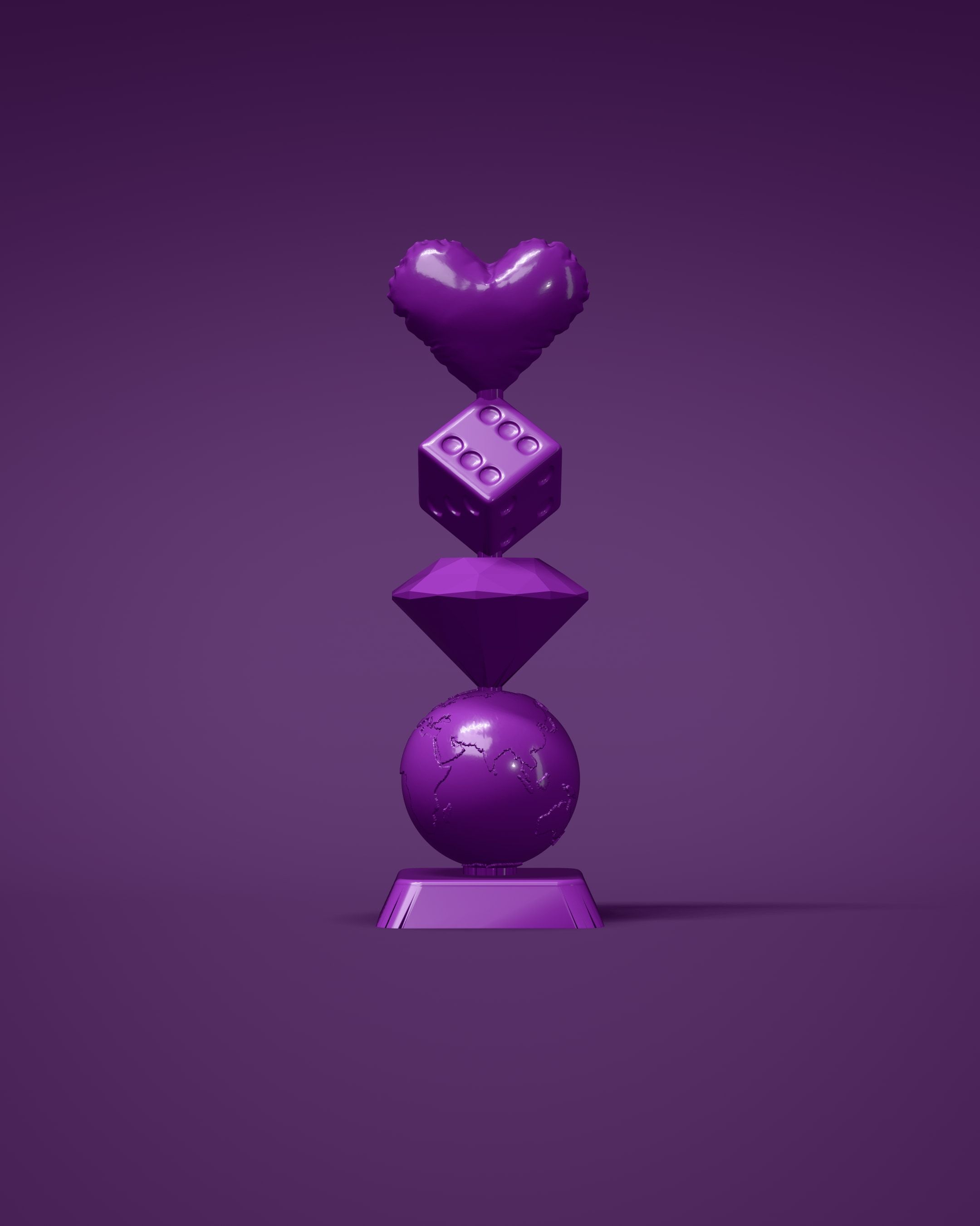 The Tower of Life Purple.