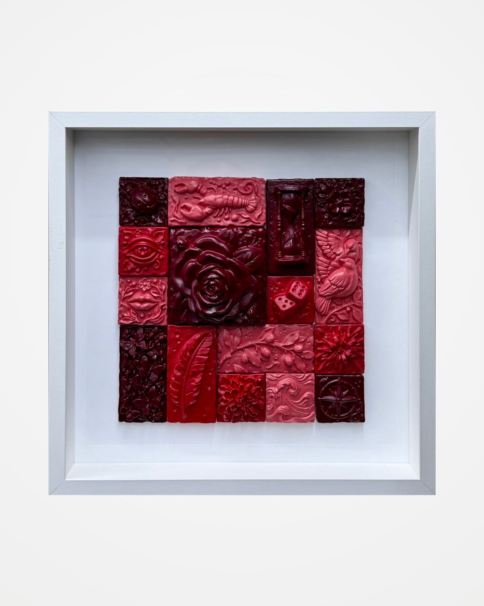 Fragments of Life Shades of Red.
