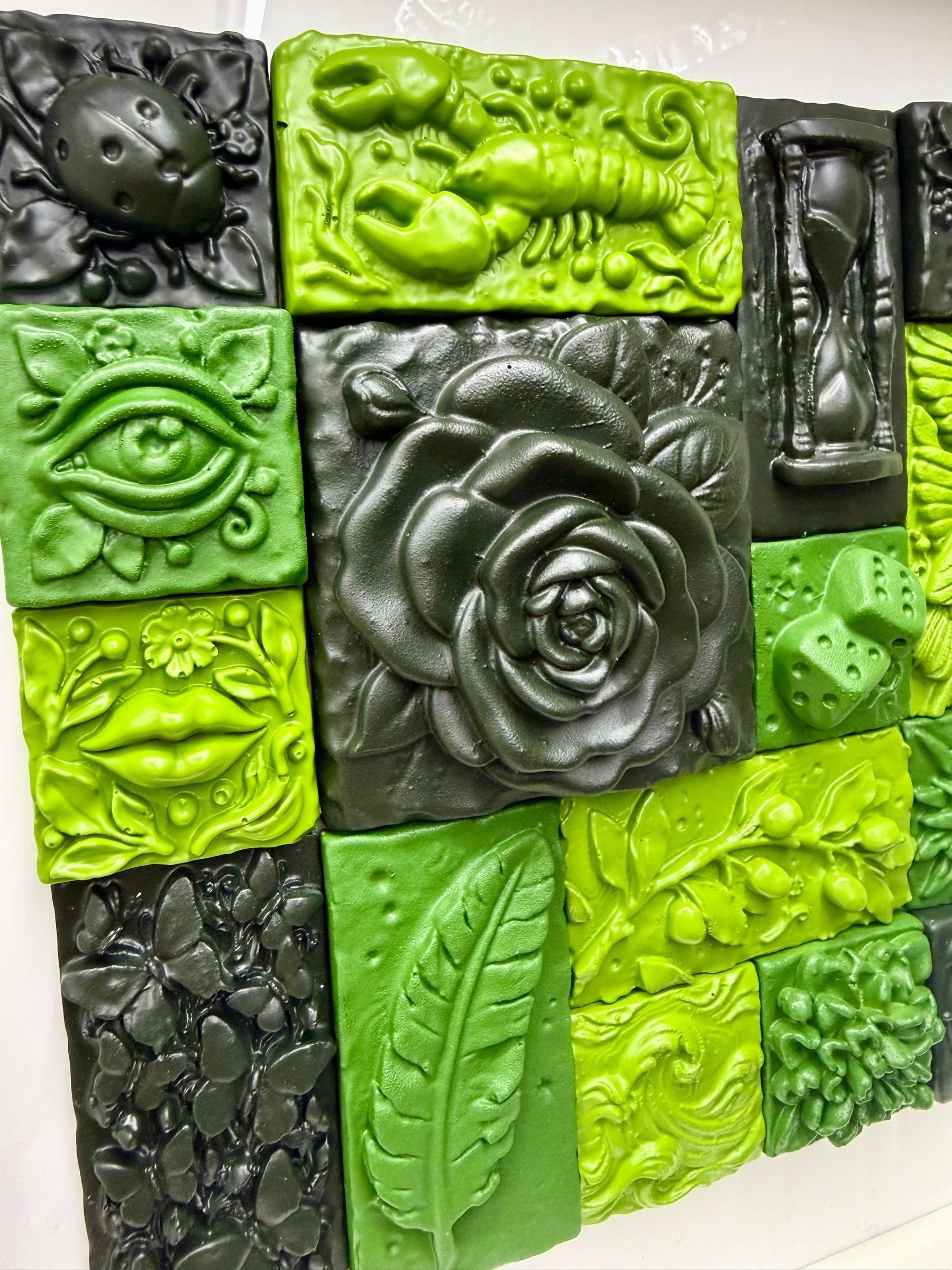 Fragments of Life Shades of Green. — 3