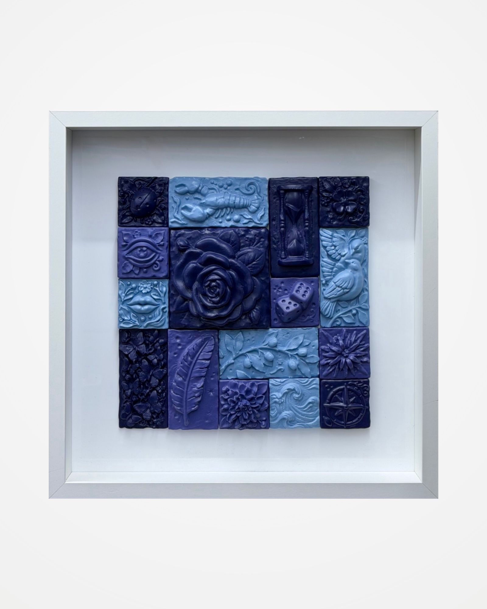 Fragments of Life Shades of Blue.