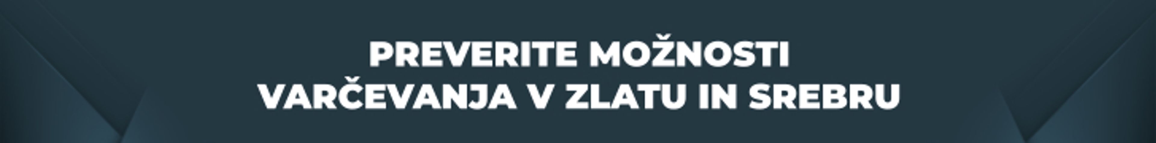 Poziv k preverjanju možnosti varčevanja v zlatu in srebru pri Elementumu