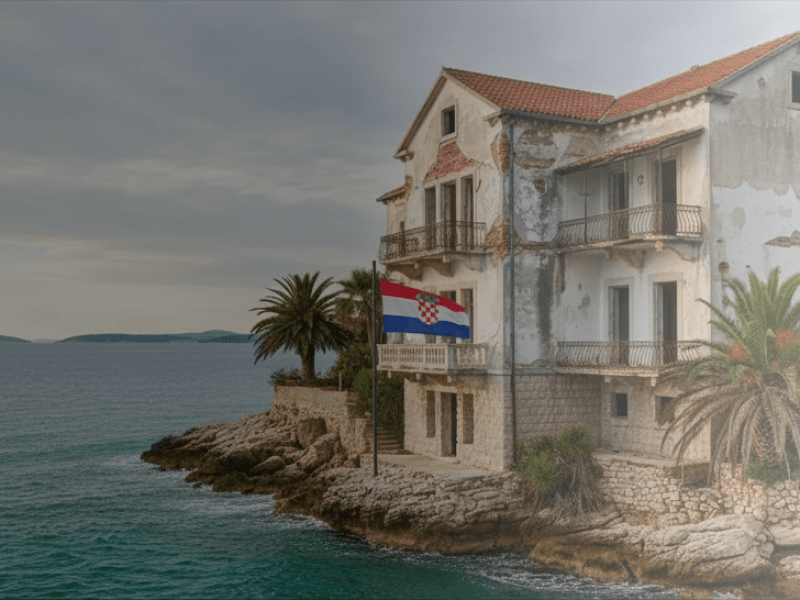 Velik padec prodaje nepremičnin na Hrvaškem: Kupcev z milijonom evrov v žepu ni več