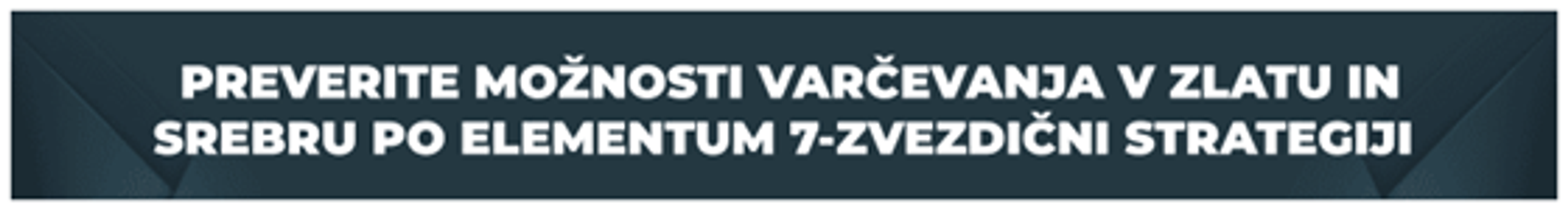 Elelemntum 7 zvezdična strategija v zlatu in srebru