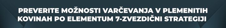 Poziv Elementuma k preverjanju možnosti varčevanja v plemenitih kovinah po 7-zvezdični strategiji.