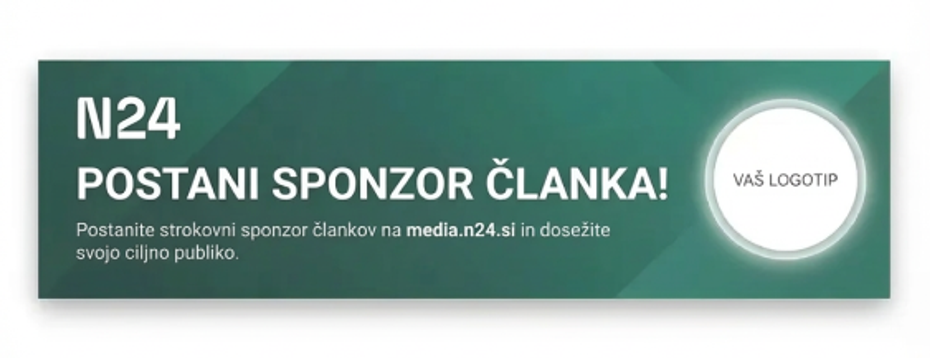 Na media N24 lahko postanete sponzor naših člankov