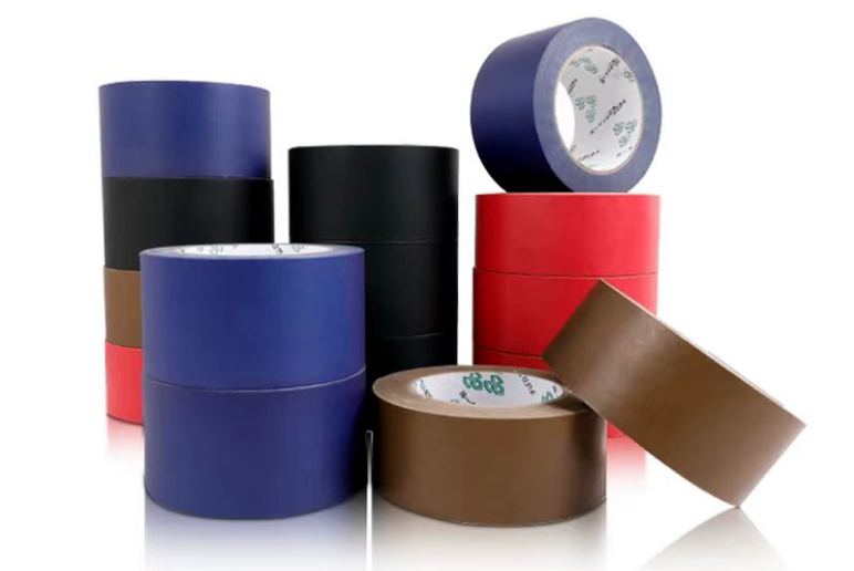 Boutique packaging tape sealing tissue inside garment packaging
