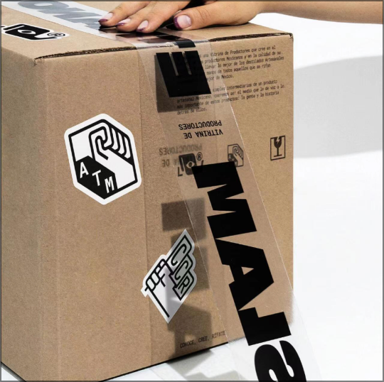 Printed Shipping Tape - custom printed tape roll
