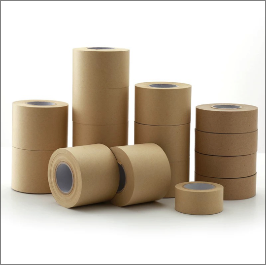 Water Activated Kraft Tape - sealed package with kraft tape