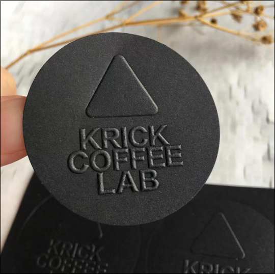 Custom vinyl sticker with UV-resistant finish