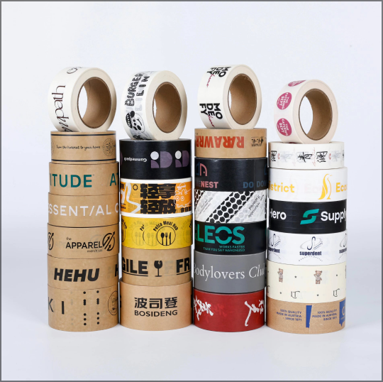 Custom Gummed Tape - reinforced gummed paper tape application